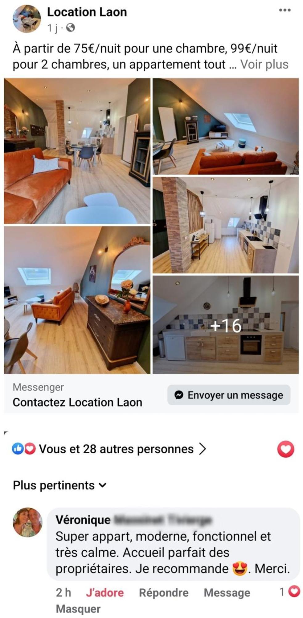 Apartmán Le Colombier Laon Exteriér fotografie